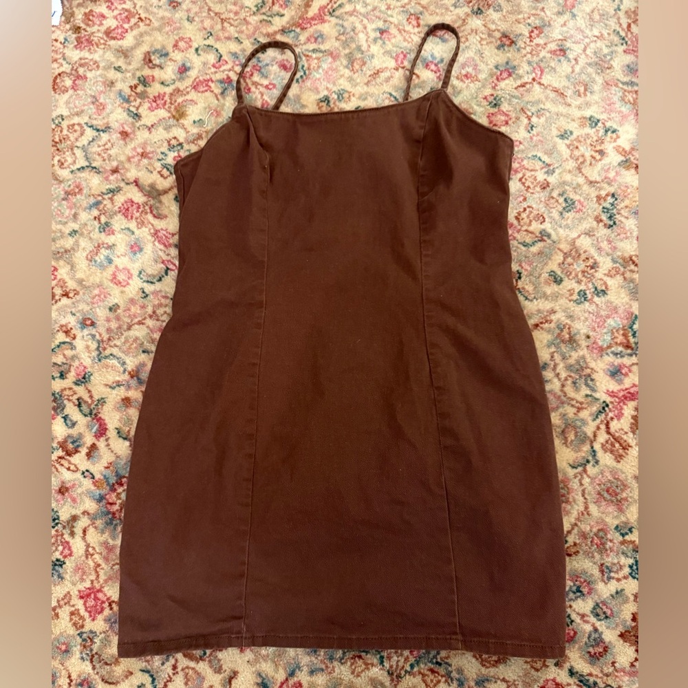 H&M Divided Chocolate Brown Dress